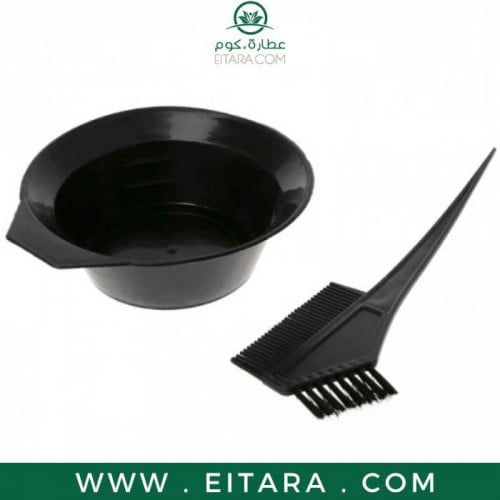صحن صبغة مع فرشاة