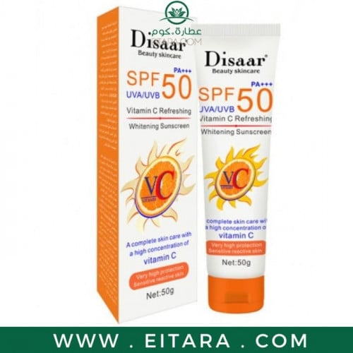 كريم واقي شمس مع فيتامين سي بعامل حماية (SPF 50) م...