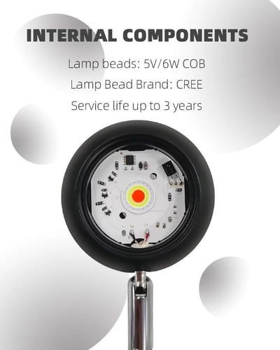 اضواء غروب الشمس RGB