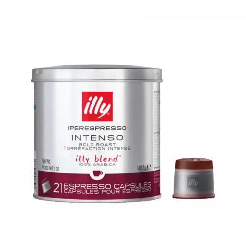 كبسولات قهوة ايلي اسبريسو انتينسو حمصة غامقة 21 كب...