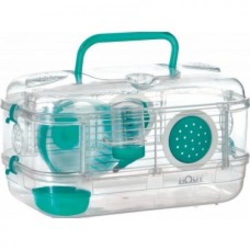 قفص هامستر شفاف صغير (فيديو) ملون