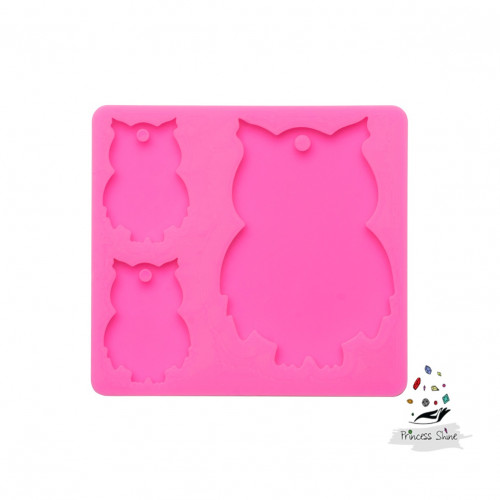 142 - قالب سيلكون تعليقات على شكل ( بومة )