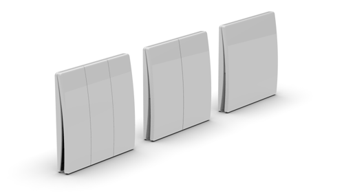 مفتاح اضاءة لا سلكي - زر واحد