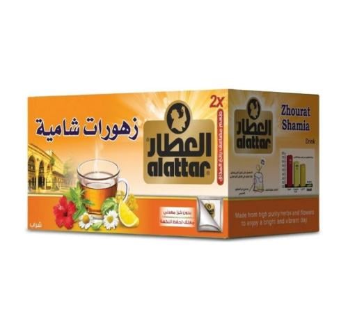 شاي زهورات شامية