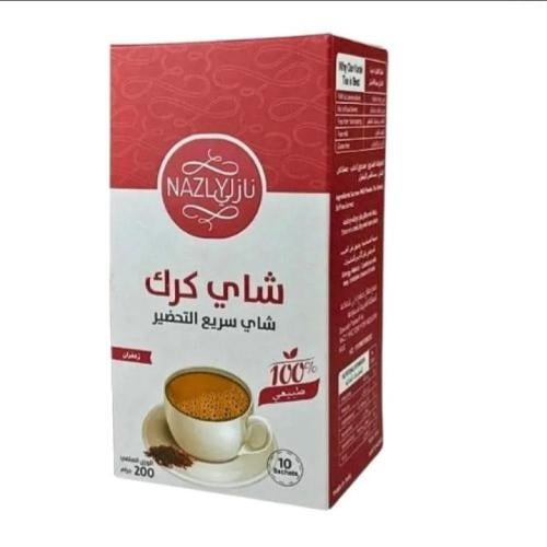 شاي كرك بالزعفران نازلي 10 اظرف