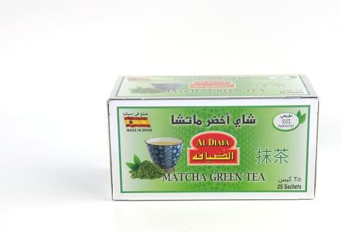 شاي اخضر ماتشا من الضيافة، 25 كيس × 1.6 غرام