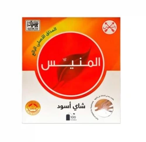 شاي المنيس اسود 100 كيس
