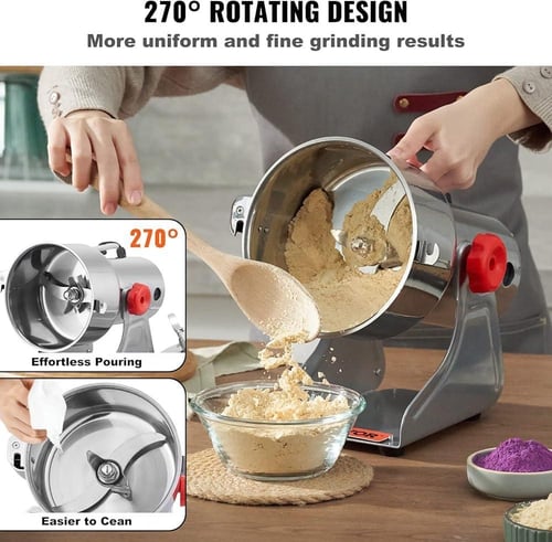 مطحنة قهوة كهربائية ستانلس ستيل لطحن الحبوب بقوة 3...