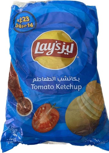بطاطس ليز كاتشب 12 غ * 21 حبه