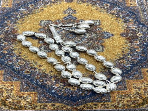 سبحه فضه بلكامل ٣٤ جرام ٣٣ خرزه 8 ملي