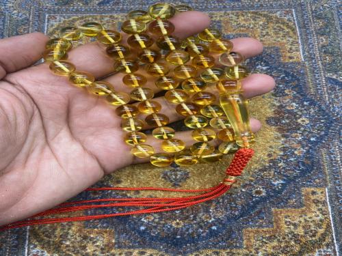 كهرمان حشري بلطيقي ٣٥ جرام ٩ ملي ٥٣ خرزه