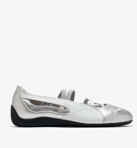 حذاء باليرينا سببدكات فضي