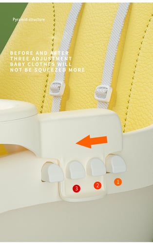 كرسي طعام أصفر