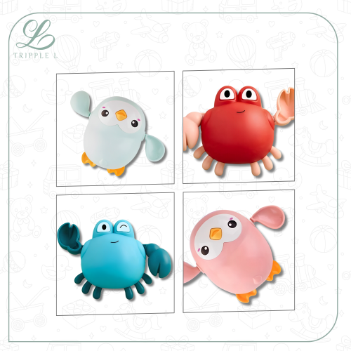 لعبة الحيوانات اللطيفة للسباحة في حوض الاستحمام