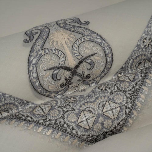 بكج شتوي – شالان باشمينا من صوف كشمير (تصميم منسوج...