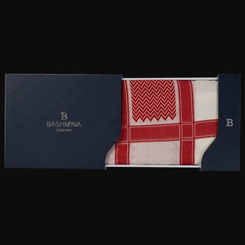 بكج الشتاء : شال باشمينا ملكي فاخر - صوف كشميري 10...
