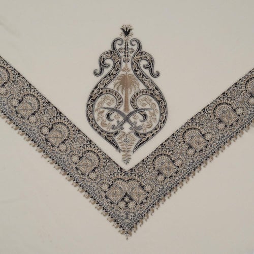 بكج شتوي – شالان باشمينا من صوف كشمير (تصميم منسوج...