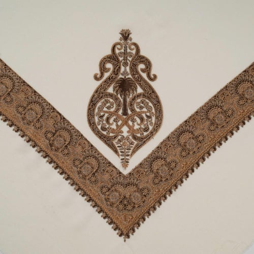 بكج شتوي – شالان باشمينا من صوف كشمير (تصميم منسوج...