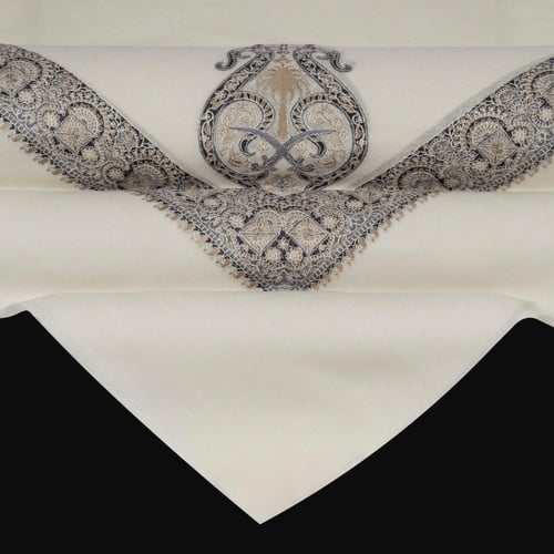 بكج شتوي – شالان باشمينا من صوف كشمير (تصميم منسوج...