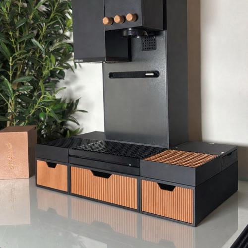 قاعدة تخزين مزدوجة برج كيوب ومكينة اكسبلوم استديو...