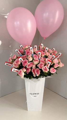 سلة ورد و كندر 15 حبة