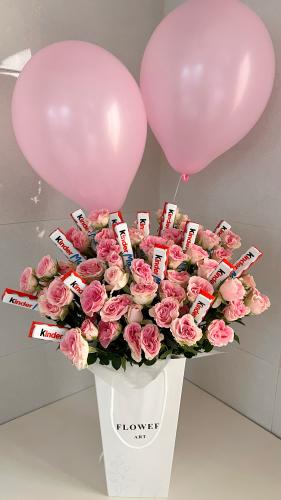 سلة ورد و كندر 15 حبة