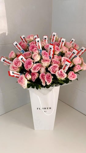 سلة ورد و كندر 15 حبة