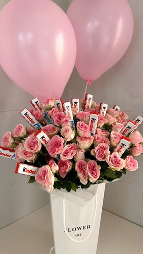 سلة ورد و كندر 15 حبة