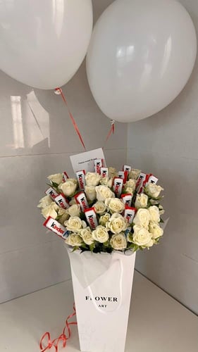 سلة ورد و كندر 15 حبة