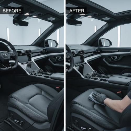 Car polishing and nano ceramic interior for a larg...