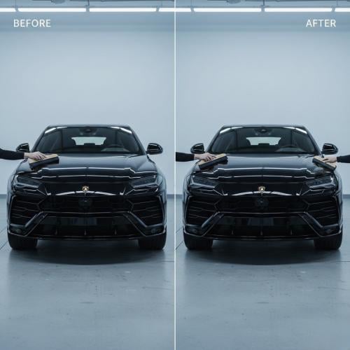 Clear protective film matte PFF matte large car