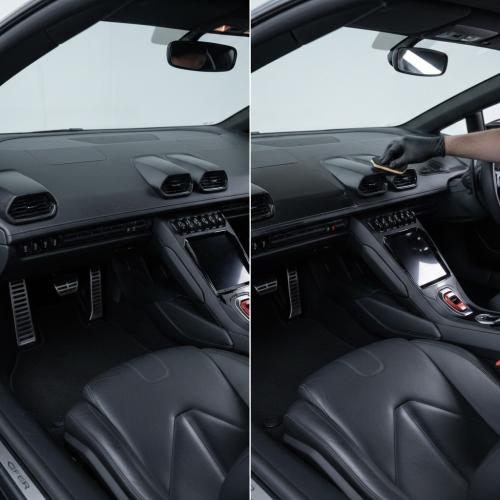 Interior polishing and nano ceramic for small car