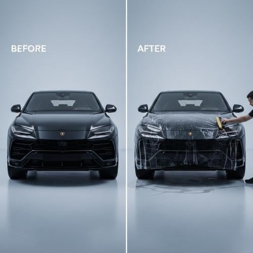 Transparent Protection Film PFF Gloss Large Car