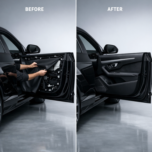 Full interior upholstery - medium car