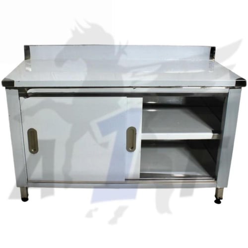 طاولة مغلقة ستانلس ستيل100*60