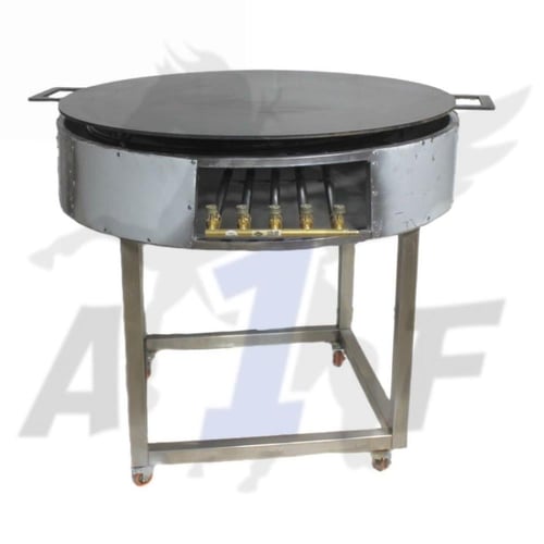 صاج مطبق 80 سم بقاعدة ستانلس ستيل دائري