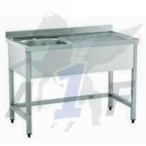 مجلى ستانلس استيل 100*70*90 -1 حوض