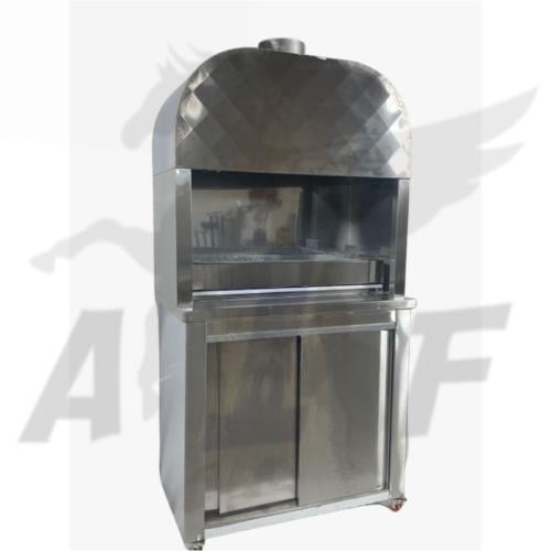 شواية فحم ستانلس استيل 100*58*205