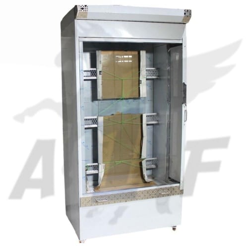 شواية دجاج غاز ستانلس ستيل 8 اسياخ