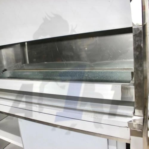 شواية دجاج فحم ستانلس ستيل 200*58*205