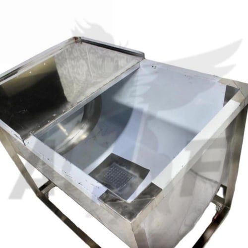 حوض غسيل ستانلس ستيل 110*70