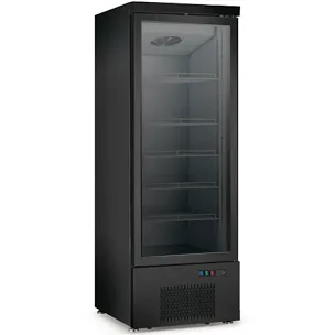 فريزر عرض 1 باب زجاج لون اسود