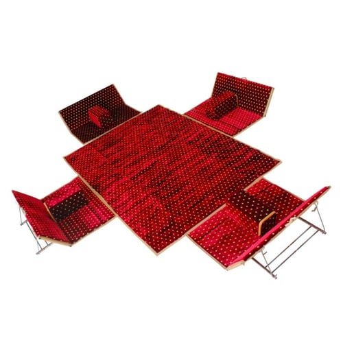 طقم جلسه فرشه2×3/ 4مركي4كرسي قابل للطي