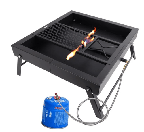 منقل مربع قابل للتصفط بجراب بإحجام متعددة