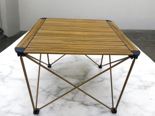 طاولة الرحالة كبير 71×71×60 سم قابلة للطي