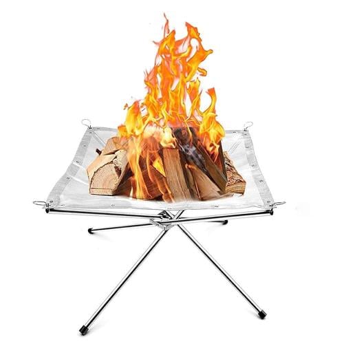 منقل شبك الرحالة 42 × 42 سم قابل للتسفيط