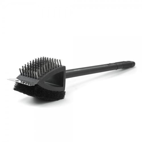 فرشة تنظيف الشوايات والمناقل بيد طويل