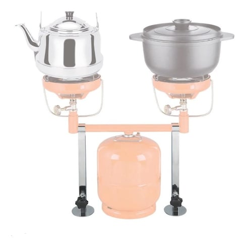 قاعدة حامل موقد غاز 2 قطعة بعلبة السنيدي