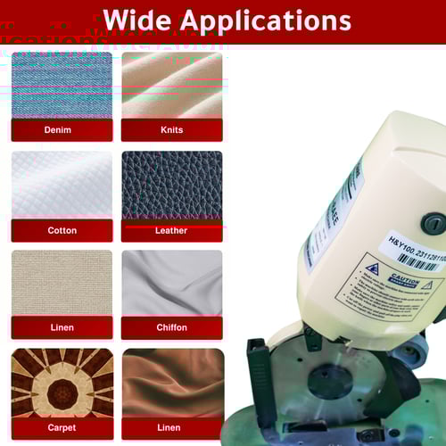 مقص كهربائي للقماش سكين دائرة من الراعي،