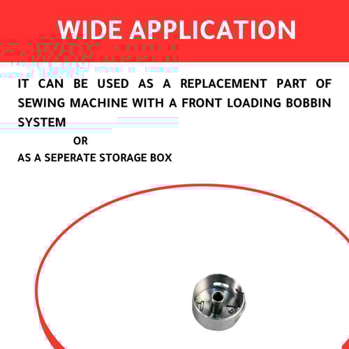 بيت مكوك مكائن الخياطة المنزلية - متوافق فقط مع مك...